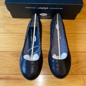 Dr. Scholl's Memory Foam Cool Fit Black Flats- NWT